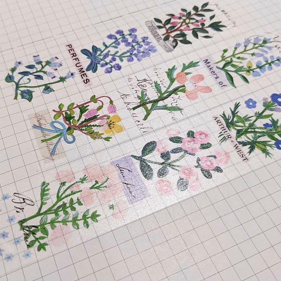Usagiprint vintage floral washi tape