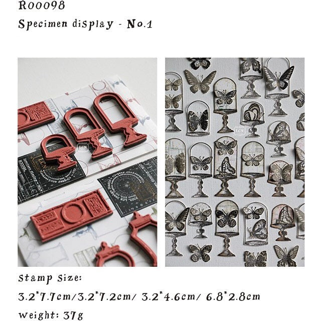 LCN Mounted rubber stamps - Specimen display – journalpages