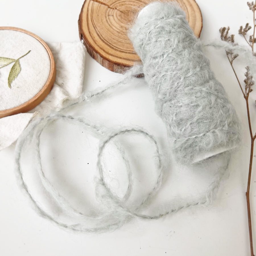 Avril Marshmallow mohair Minicone Yarn- Pastel colour