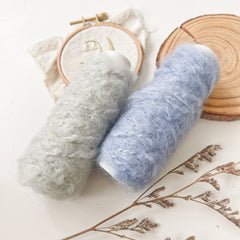 Avril Marshmallow mohair Minicone Yarn- Pastel colour