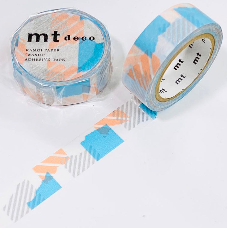 MT Tsugihagi Blue x Pink Washi Masking Tape