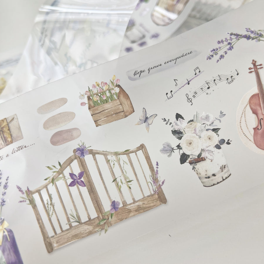 Journal Pages Summer romance Pet tape