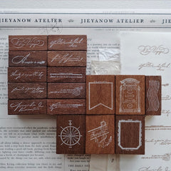 Jieyanow Atelier "Bon Voyage " Rubber Stamps