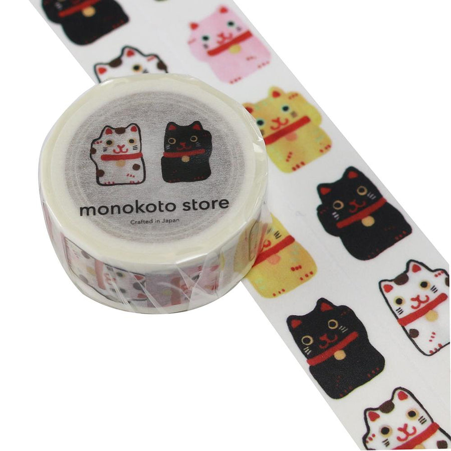 Monokoto store x KIMURA & Co Washi Tapes - Maneki-Neko