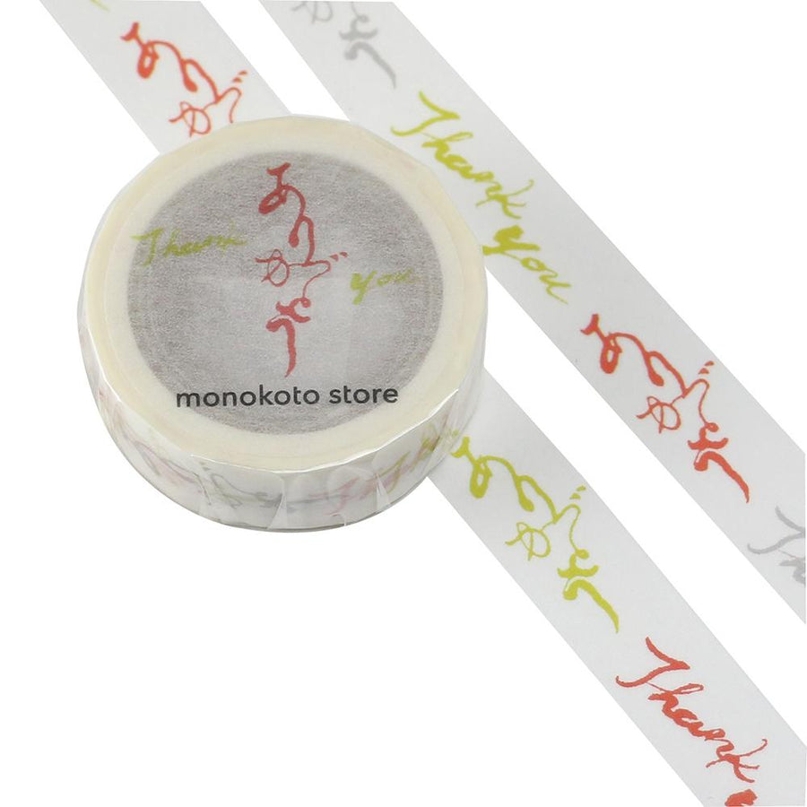 Monokoto store x Saori Kunihiro Washi Tapes - (Thank You Arigato)